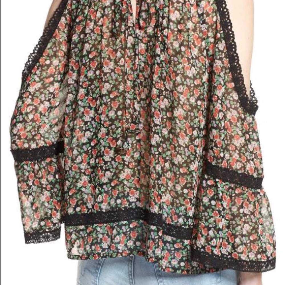 NWT Rebecca minkoff cropped shoulders top - Picture 4 of 7